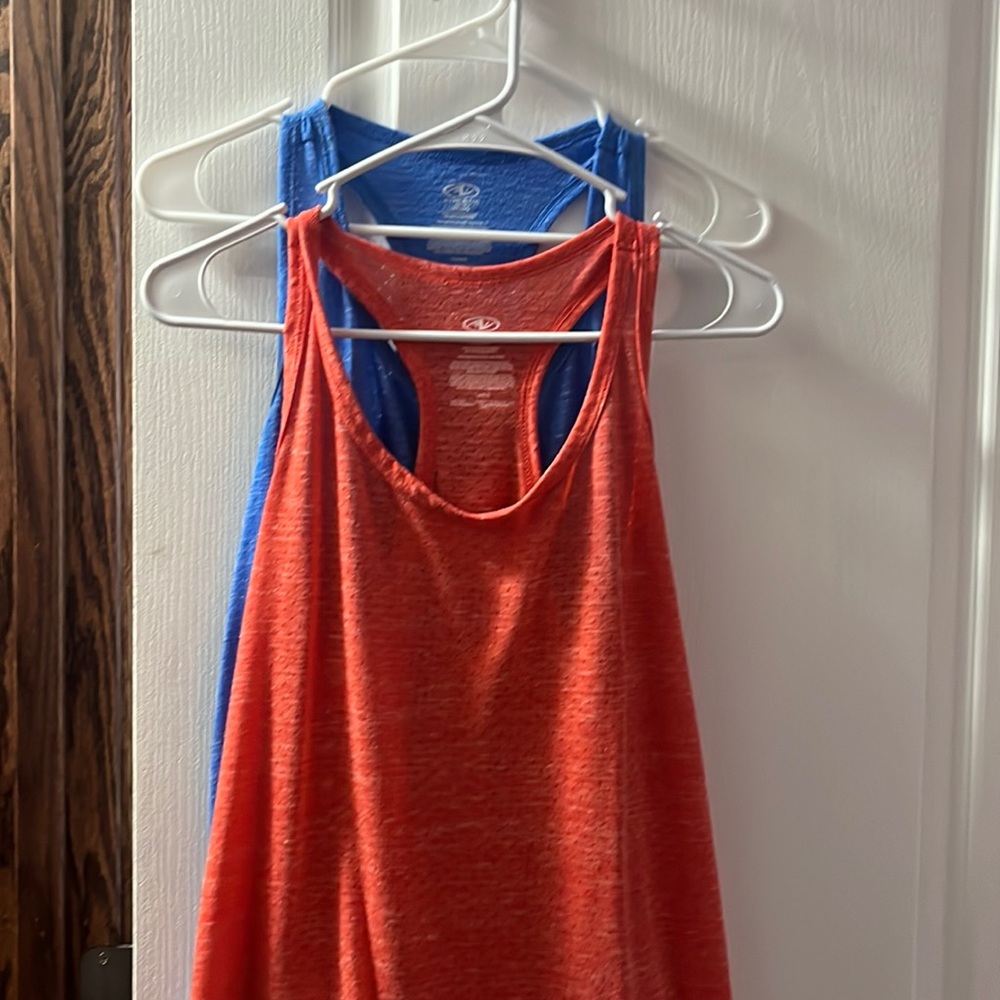Blue & Coral Tanks